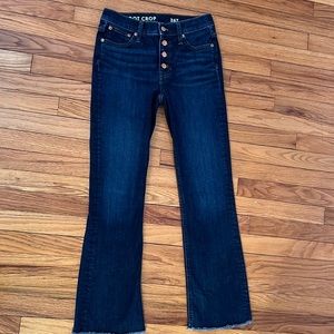 J. Crew 9’’ Billie Demi Boot Crop Jeans 26T